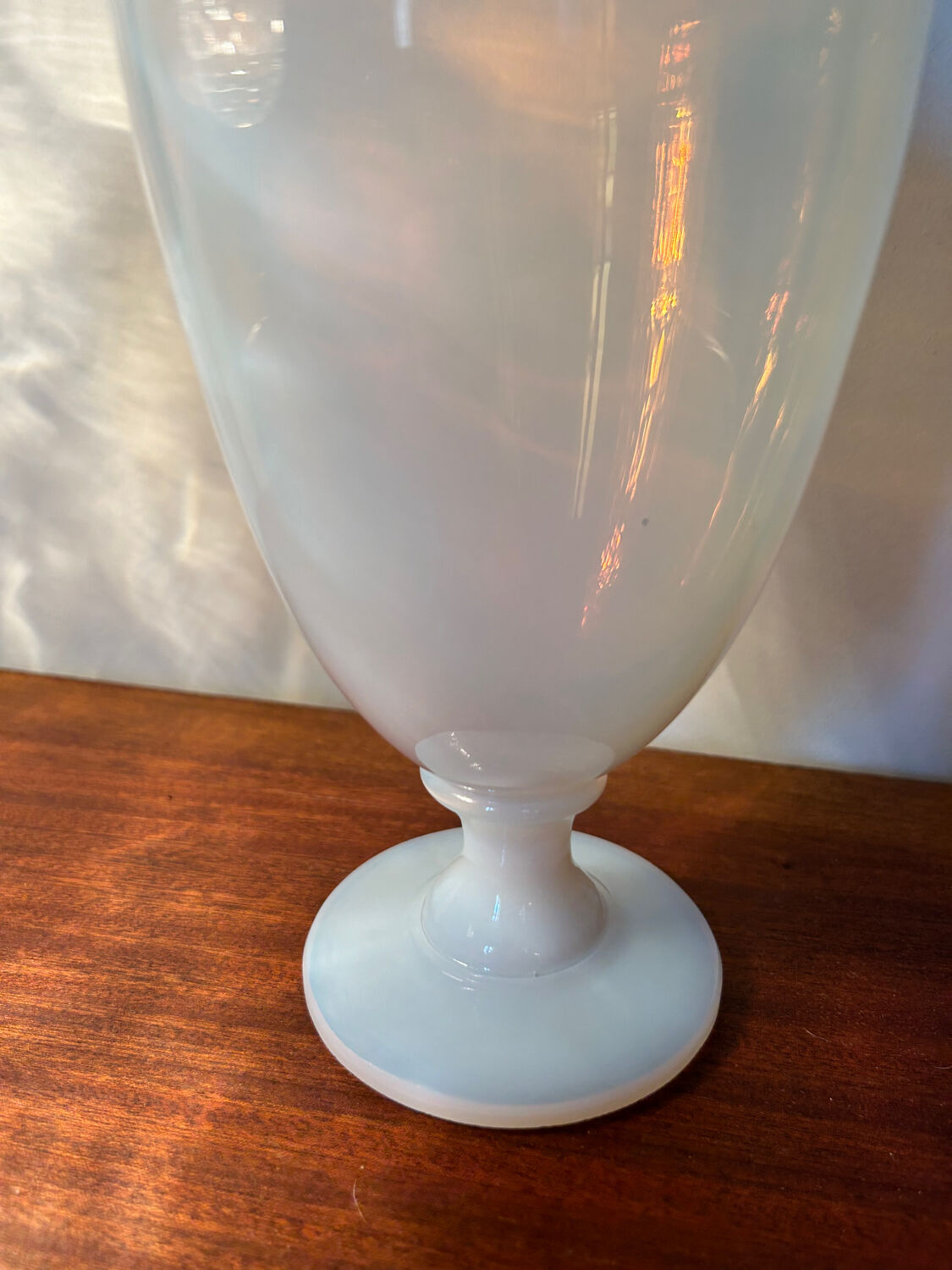Old Sèvres opaline vase