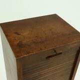 Meuble à porte tambour Art Déco de l'école d'Amsterdam 1920