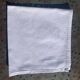 7 serviettes en coton damassé blanches, Christian Lacroix, vintage