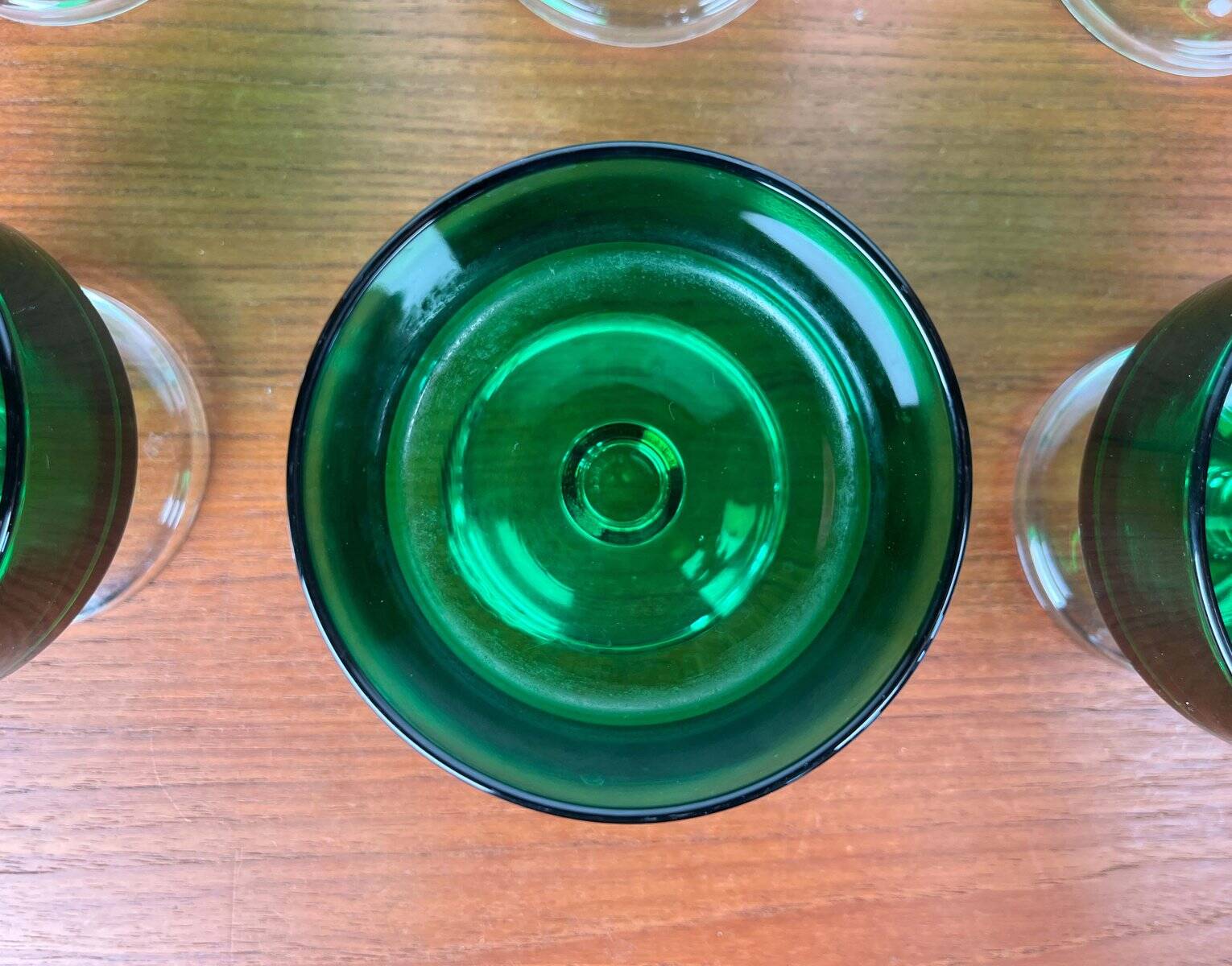 Vintage drinking glasses by Luminarc, 1970s, set of 6.