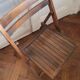 Antique cherry wood extendable round table + 4 chairs