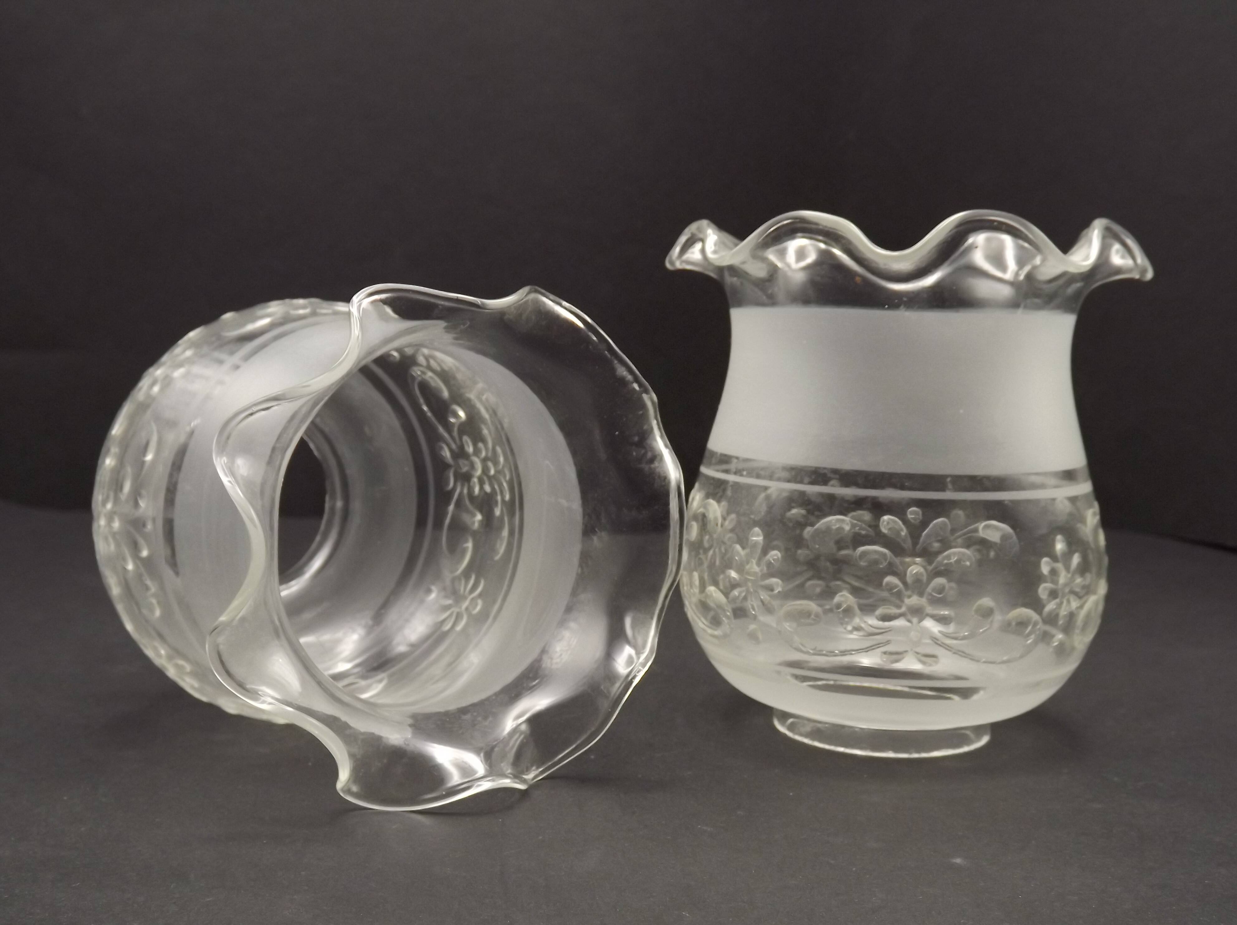Set of 2 French Vintage Floral Replacement Chandelier/ Wall Light Shades