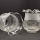 Set of 2 French Vintage Floral Replacement Chandelier/ Wall Light Shades