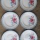 Set of 6 plates Digoin Sarreguemines model Lot