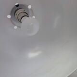 Dijkstra floor lamp chrome and plastic