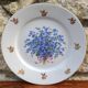 Plat en porcelaine myosotis