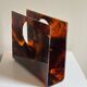 70s plexiglass magazine rack