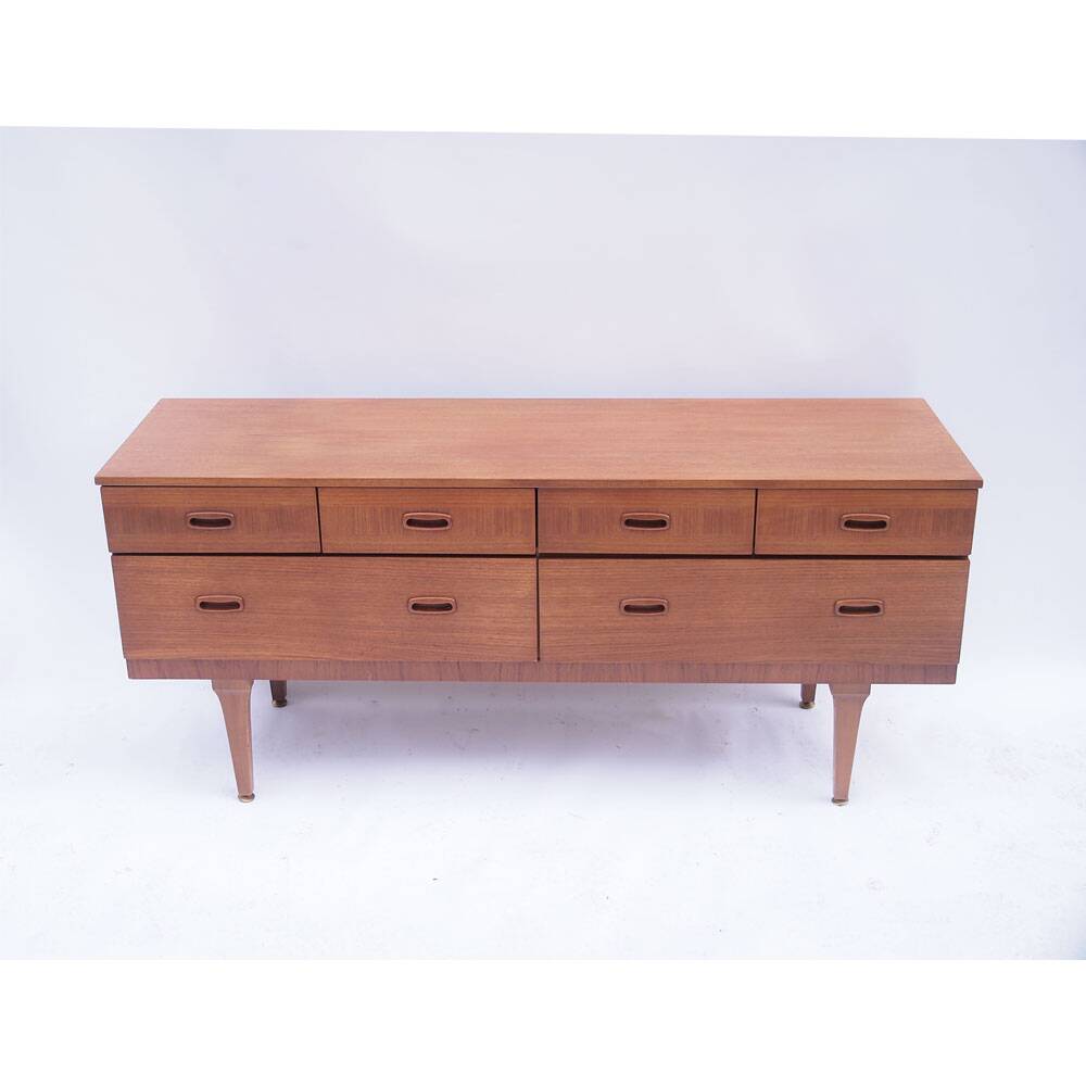 Vintage Scandinavian drawer sideboard