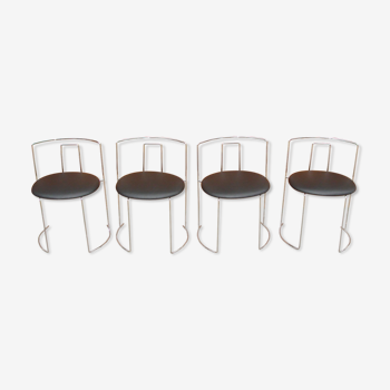 Set of 4 chairs, Italy 1970s