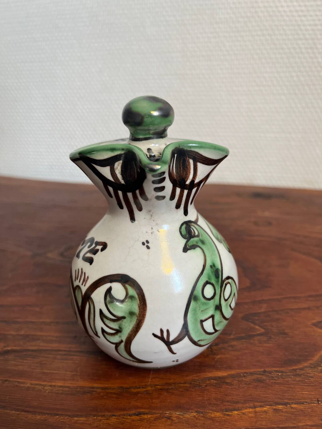 Punter cracked ceramic salt and pepper set, oil and vinegar set