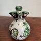 Punter cracked ceramic salt and pepper set, oil and vinegar set