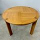 Ancienne table a rallonges en orme massif des années 70/80 design maison regain vintage
