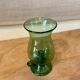 Green blown glass photophore