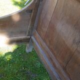 Lit bateau merisier