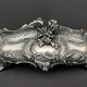 Large table planter in silvered bronze, Louis XV style.