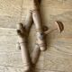Wooden accordion coat rack
