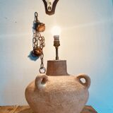 Terracotta lamp, 2 M fabric cable