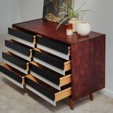 Commode U-453 noire par Jiri Jiroutek pour Interier Praha 1960