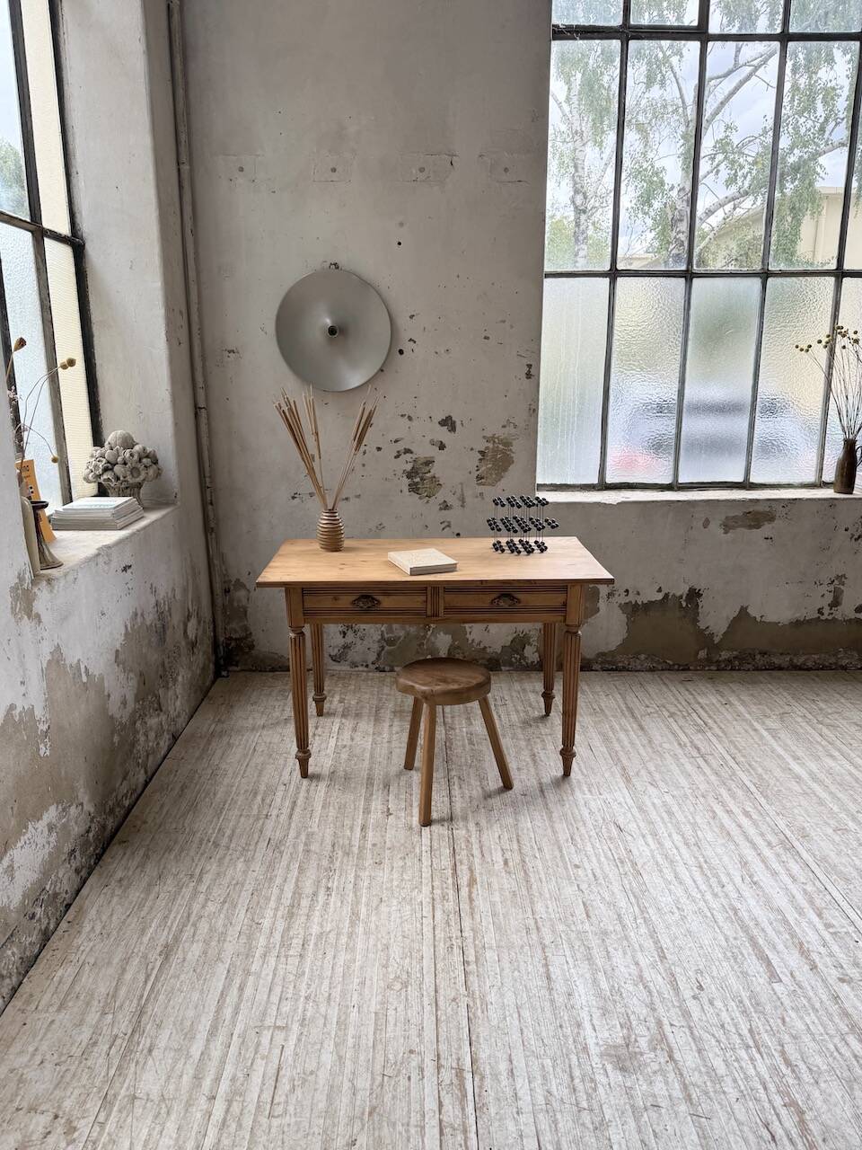 1950s pine desk
