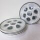 6 vintage oyster plates from Moulin des Loups and Orchies