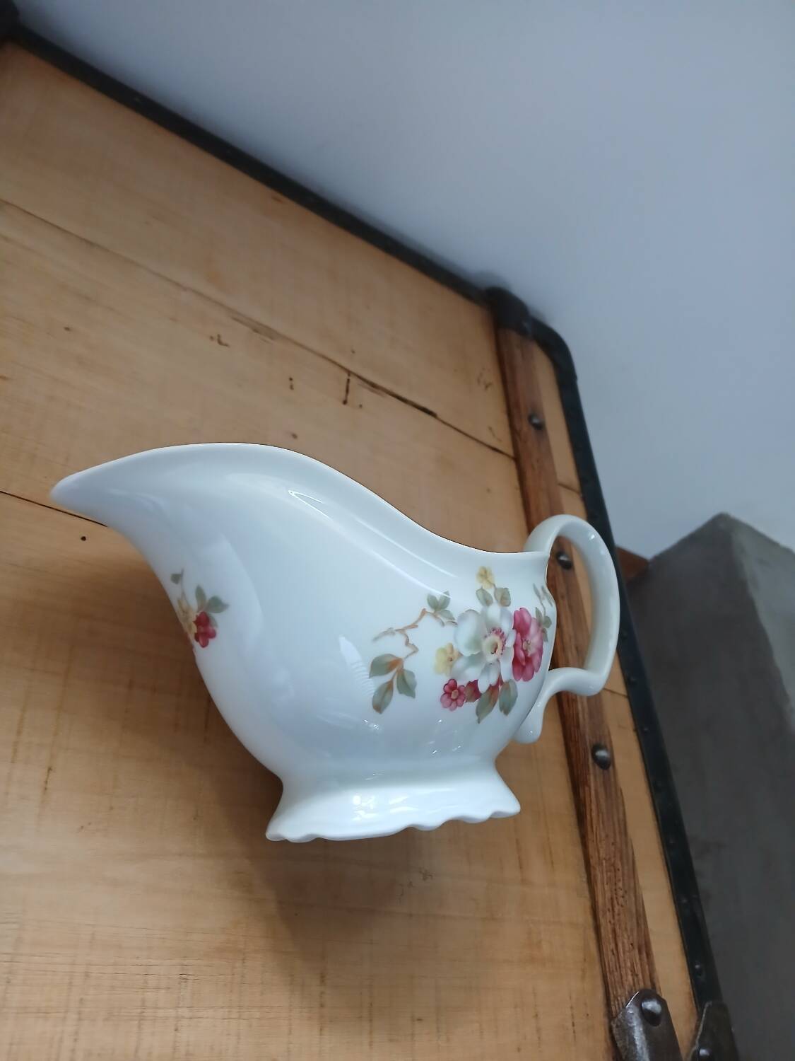 Antique porcelain sauceboat