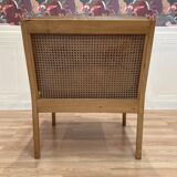 Scandinavian design leather armchair "Bernt Petersen" 1960.