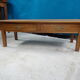 Solid wood coffee table 2 drawers 105 cm