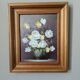 Acrylic painting on canvas still life old bohemian countryside