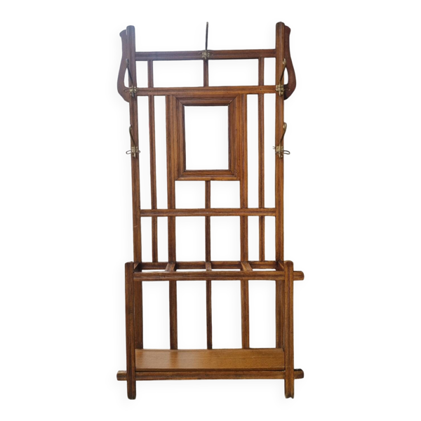 Ancien porte manteau vestiaire vintage