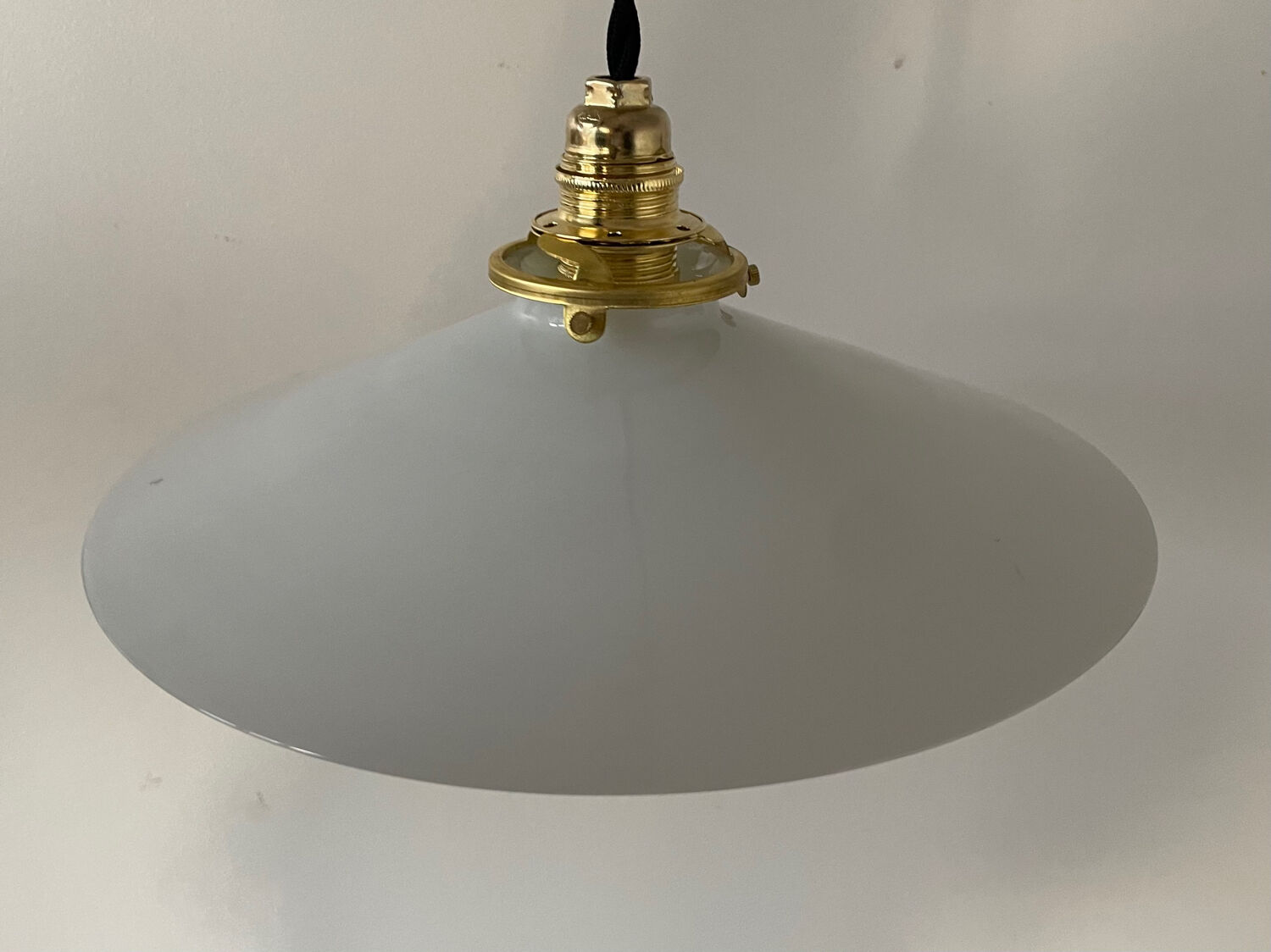 Old opaline pendant light