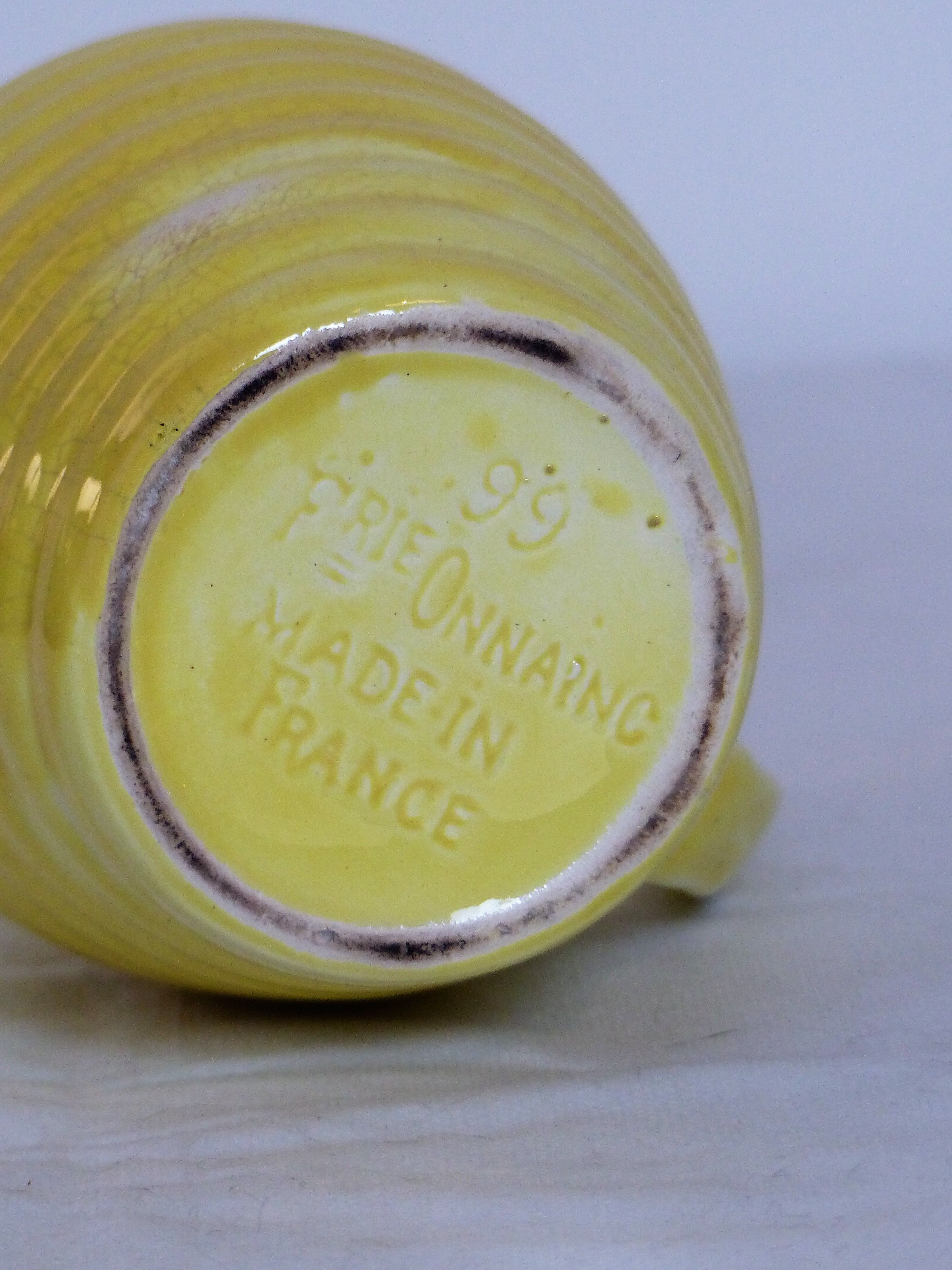 Vintage earthenware pitcher