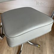 Vintage office chair – Mid-Century style Chrome and Faux leather