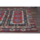 1970s Vintage Turkish Hand-Knotted Wool Cotton Red Area Rug 207x311