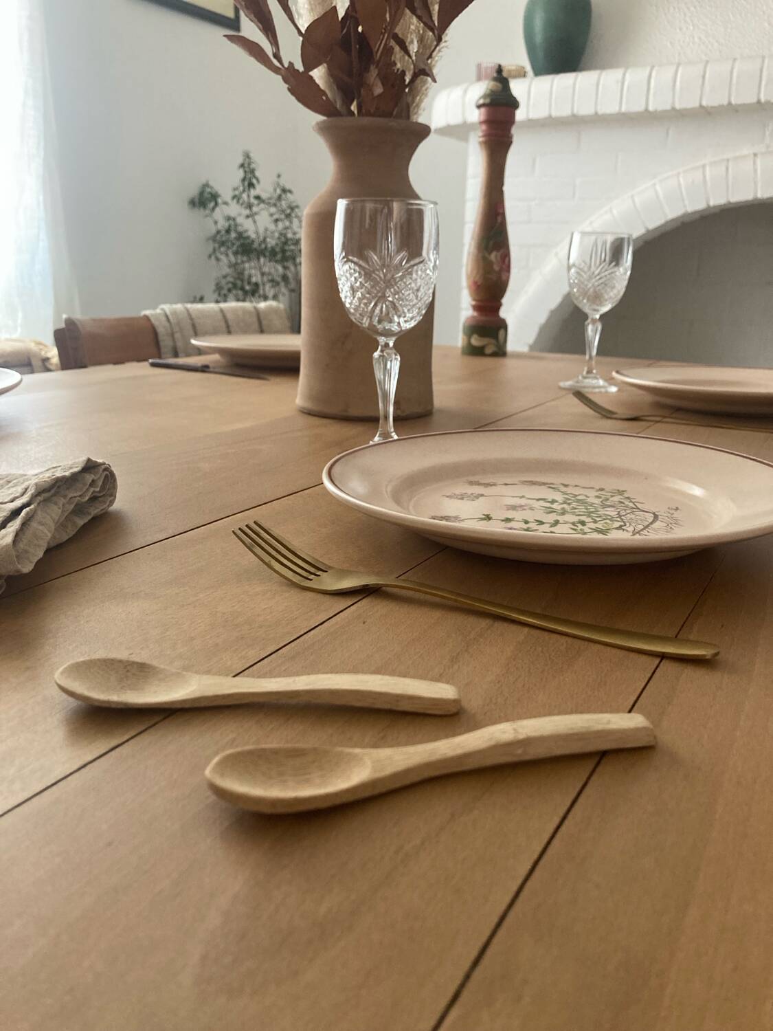 Antique solid oak table