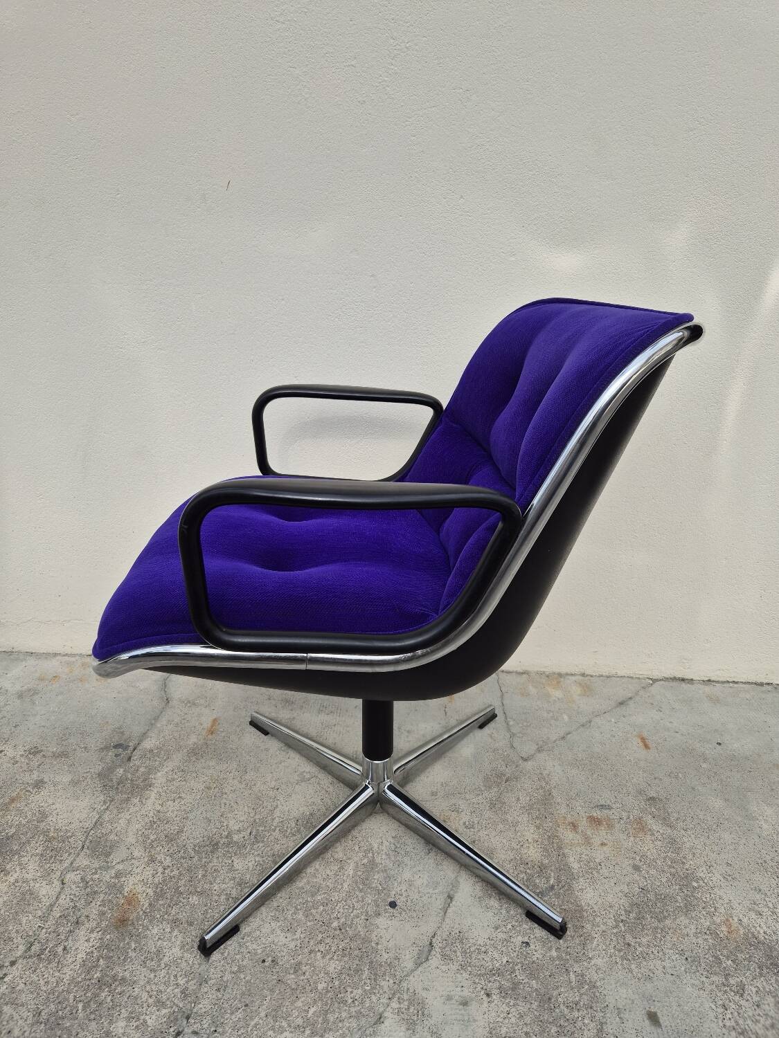 Charles Pollock Fauteuil de bureau par Florence Knoll 1970s
