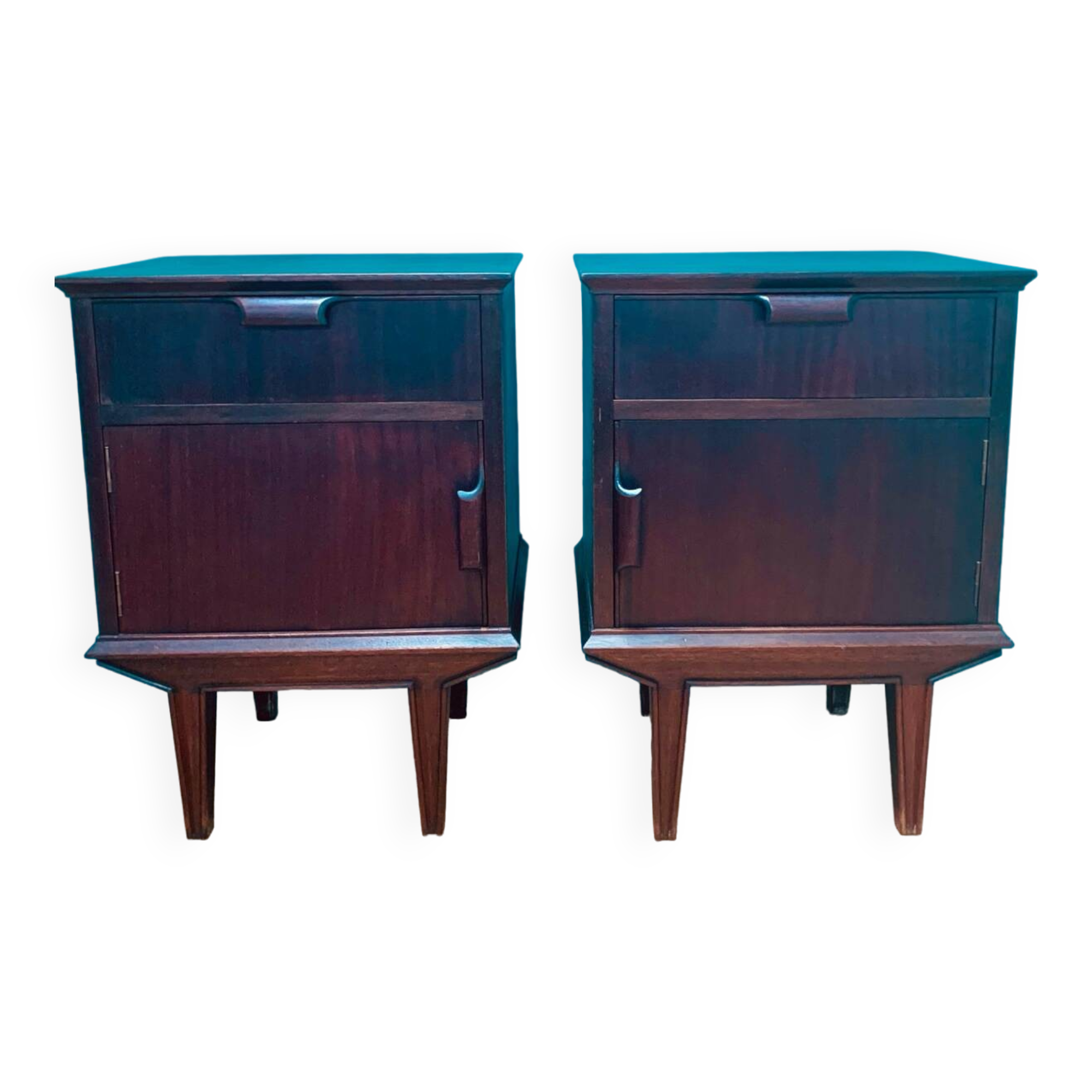 Pair of vintage Mid Century bedside tables