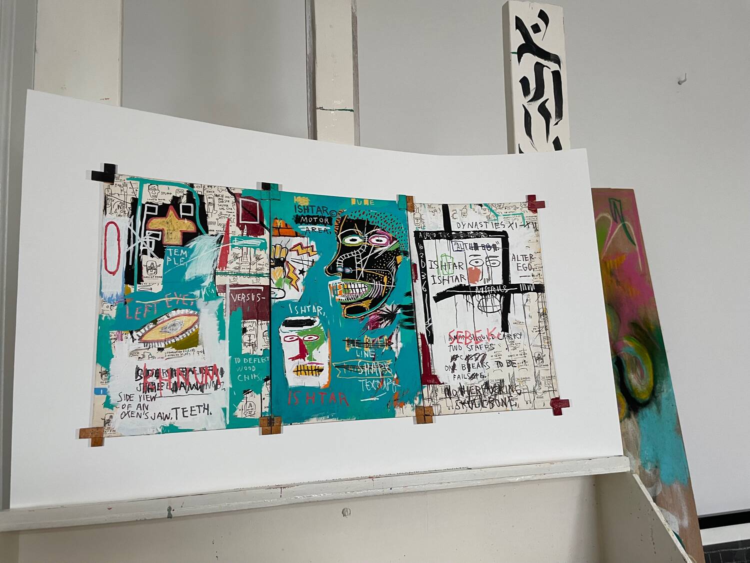 Jean Michel Basquiat (1960-1988), Ishatar 1983, publié par King McGaw, sous licence Arestar New York