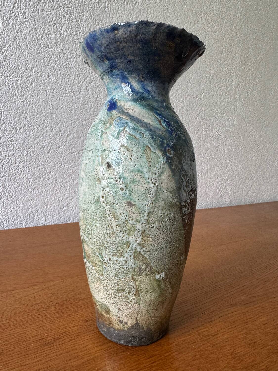 Vintage raku vase