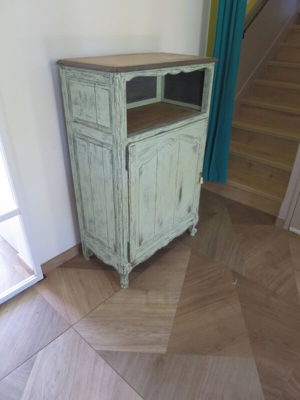 Vintage - confiturier - buffet bas – Champêtre / Shabby chic - Bois massif