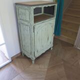 Vintage - Jam cupboard - Low sideboard - Rustic / Shabby chic - Solid wood