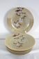 8 Vintage Pearl Chinese Dessert Plates