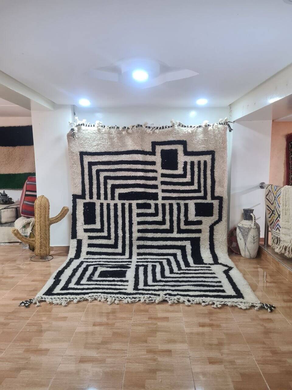 Handmade Beni Ouarain rug 300x200 cm