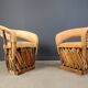 Vintage art populaire mexican dining chairs set of 6, 1970s