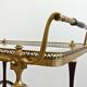 Hollywood Regency Sideboard in Brass and Mahogany 1940s