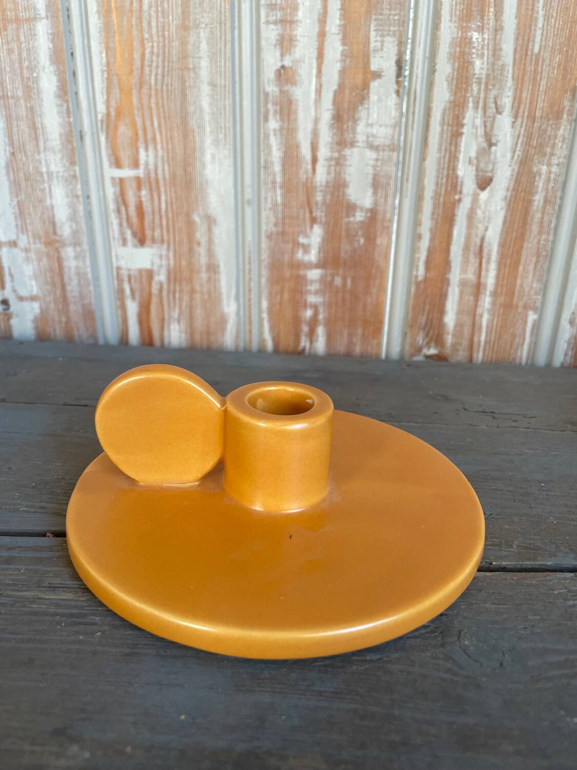 Organic candle holder