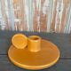 Organic candle holder
