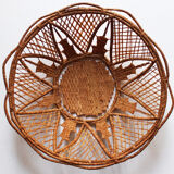 Original basket, wicker basket and vintage raffia