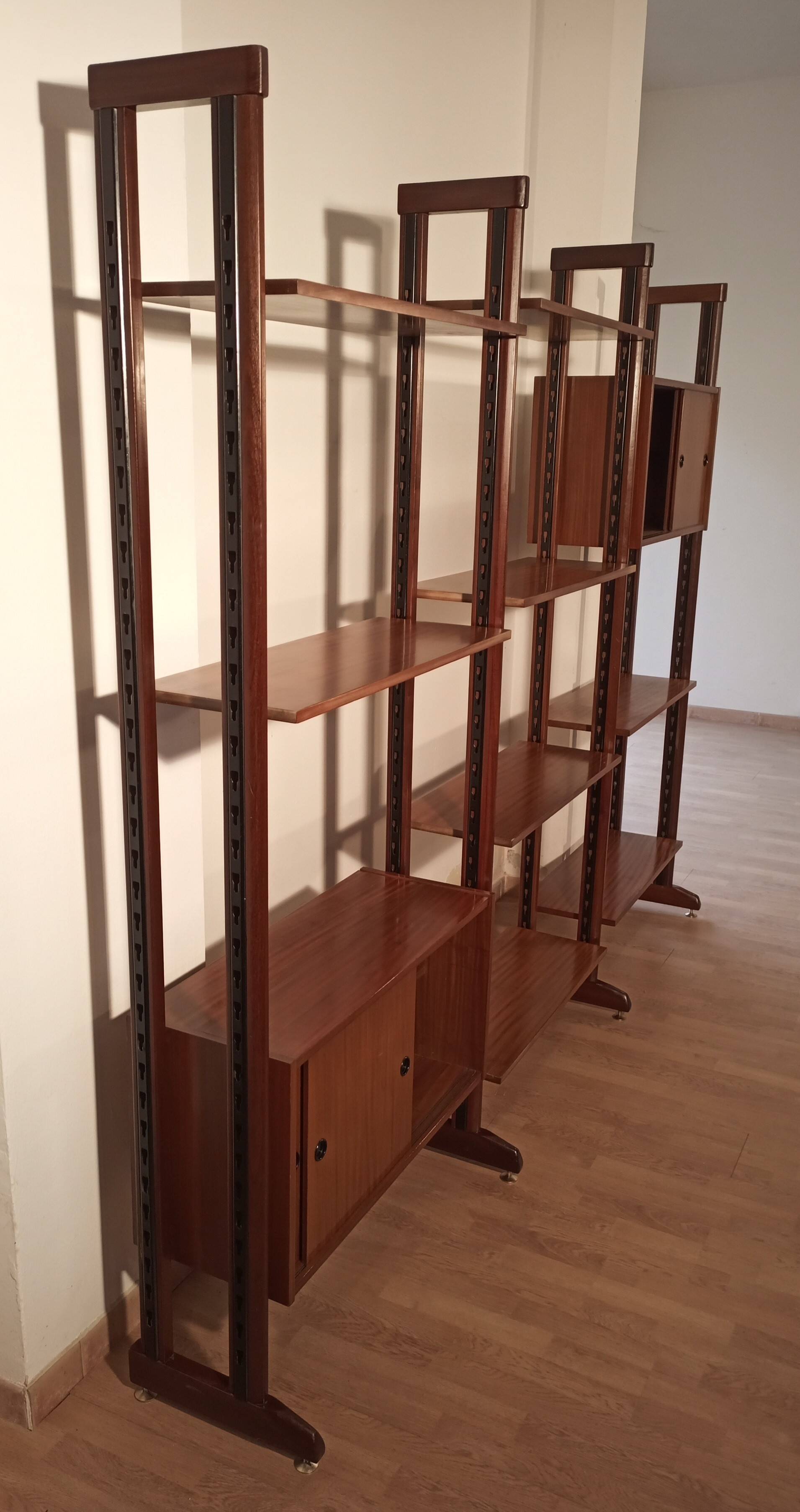 Vintage Modular Teak Bookcase, 1960s