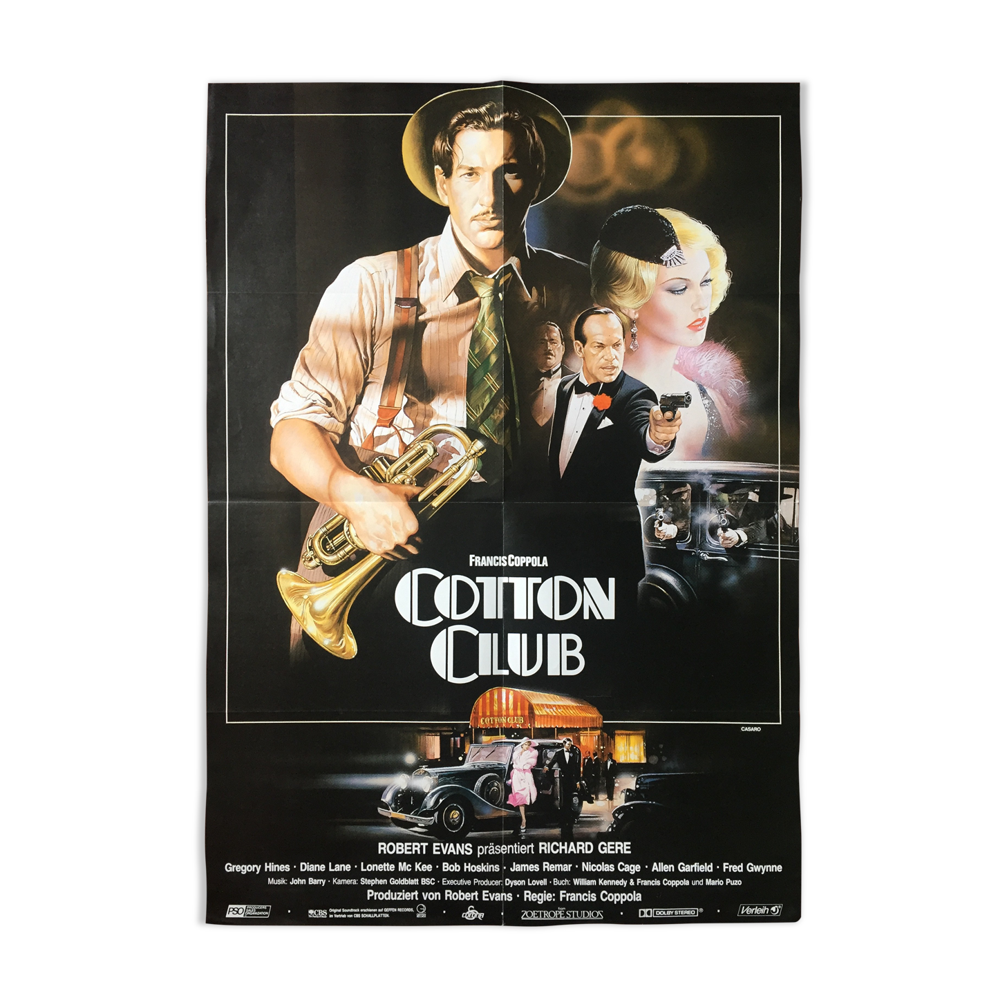German poster "cotton club", 1984