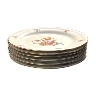 The six flower plates